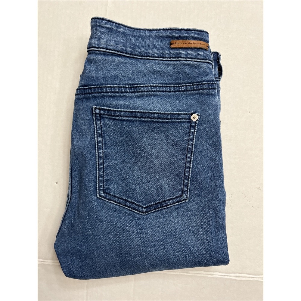 Pilcro Jeans Womens 26 High Rise Bootcut Medium Wash Blue Stretch Anthropologie